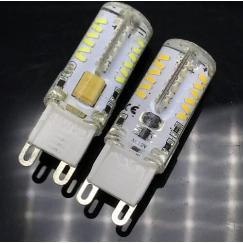 G9 LED lamp 57 pcs LEDS corn Bulb AC DC12V 4W SMD 3014 LED light 360 degrees Beam Angle spotlight lamps bulb 5pcs/lot