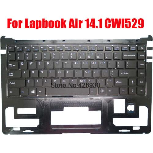 US Laptop Keyboard For Chuwi For Lapbook Air 14 CWI529 14.1 PRIDE-K2651 MB3002012 YXT-NB93-59 MB3008002 English Black/Gray shell