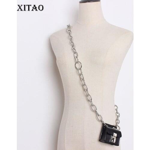 XITAO Lock Small Square Bag Chain Function Wind Dark Original Niche 2021 Minority Patchwork Small Fresh Loose Bags WMD2722