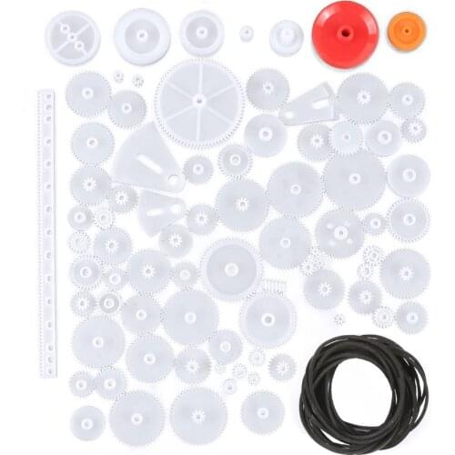 81 Types Not Repeating Plastic Gear 0.5 Modulus Rack Reduction Gear Box DIY Model Accessory F17630