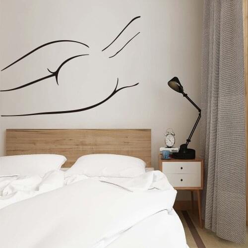 Abstract Sexy Girl Vinyl Wall Sticker Lady Women Stickers For Bedroom Decor Living Room Decoration Decal Wall Decor