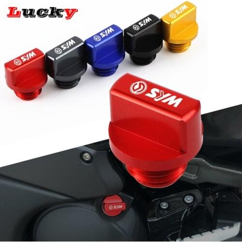 For SYM Maxsym 400i 600i 400 600 Motorcycle Accessories CNC Aluminum Engine Oil Filter Cup Plug Cover Magnetic Oil Drainer screw