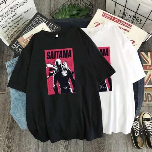 One Punch Man Anime T Shirt Hero Saitama Harajuku Manga Print Tops Women Men Summer Fashion Streetwear Casual Cotton Camisetas