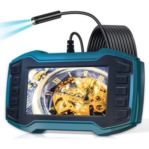 Industrial Endoscope Underwater Surveillance Video Inspection Snake Camera Endoscopic 4.5" IPS Screen Borescope for Cars Fishing