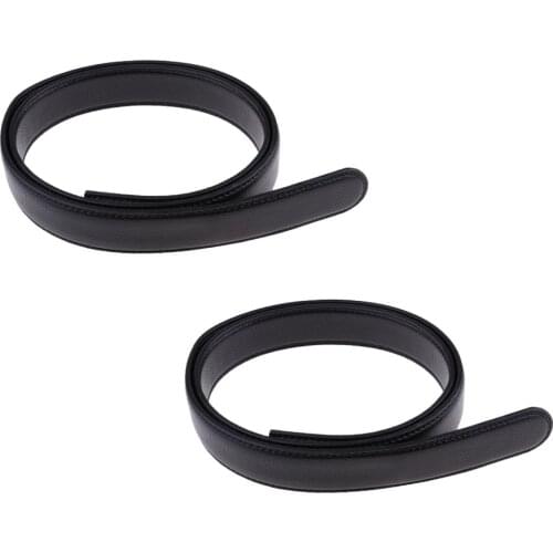 Pack of 2 Men Automatic Designer Ratchet Auto Belts Only Luxury Leather Belt Only 120cm Length