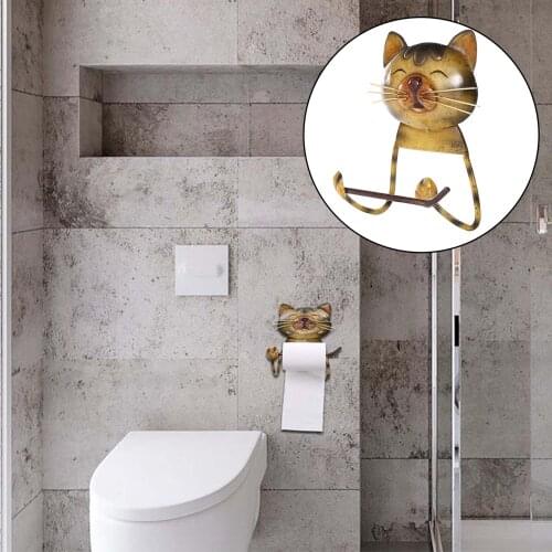 Wall Hanging Roll Paper Holder Home Kitchen Tissue Roll Paper Dispenser Rack Bathroom Towel Holders