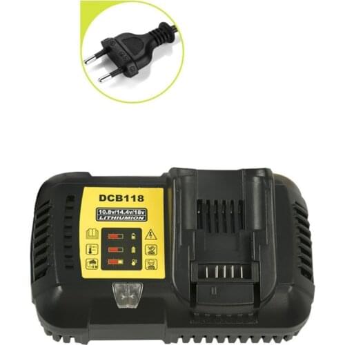 Newest 10.8V 12V 14.4V 20V Li-ion For Dewalt Fast Charger Battery DCB118 Li-Ion Battery Electric Screwdriver charger