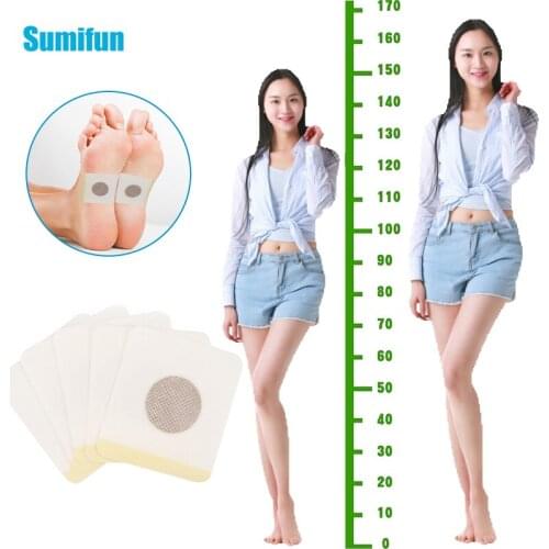 5bags Kids Adult Height Increase Foot Patch Herbal Medical Body Height Enhancer Sticker Promote Bone Growth Plaster Teenager