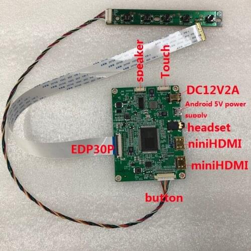 EDP​​30-pin portable LCD monitor, laptop display panel kit, game driver display panel, control panel