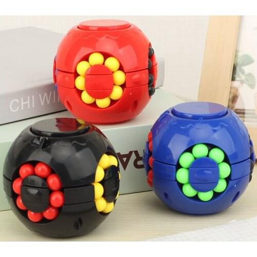 Educational Magic Cube Speed Cube Puzzles Decompression Toy Relieve Stress Gyroscope Spinning Top Cubes For Kids Adult