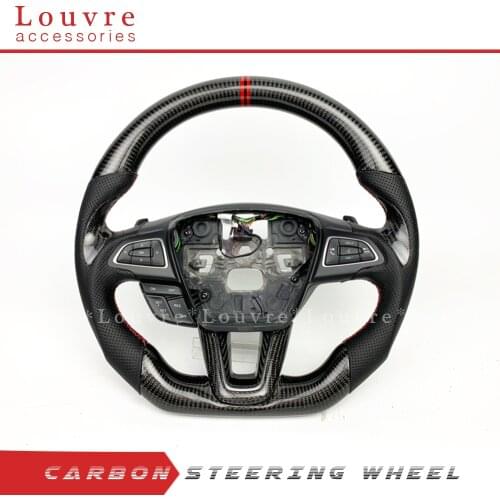 Real carbon car Steering Wheel For Focus customized carbon fiber steering wheel