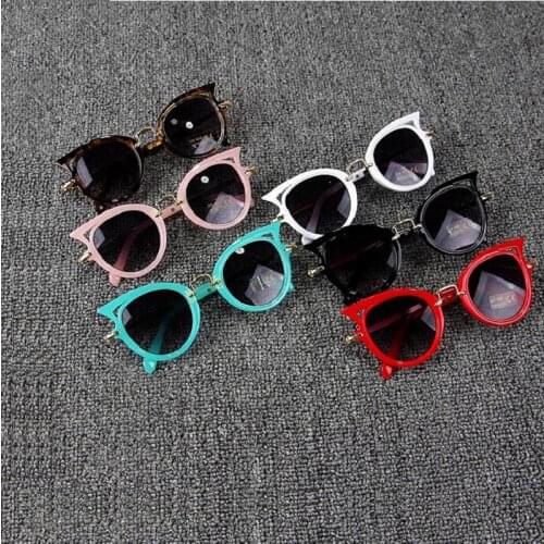 Baby Cat Eye Sunglasses Children Eyewear Shades Goggles Boy And Girl Fashion Anti-UV Protection Sun Glasses Summer Gift Travel