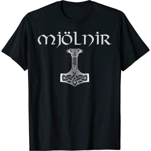 Thor Hammer Mjolnir Viking Norse Mythology T-Shirt