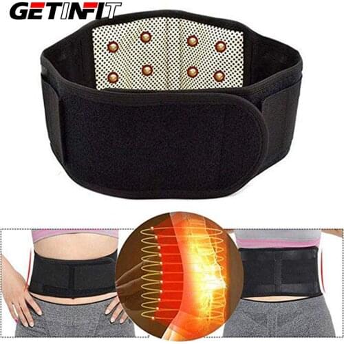 Getinfit Tourmaline Magnetic Self-heating Belt The Back Tourmaline Waist Product Therapy Ceinture Support Brace lumbar Massage
