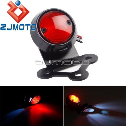 Motorcycle Vintage LED Tail Light For Harley Honda Yamaha Bobber Chopper Cafe Racer Cruiser Rear Lights Stop Taillight