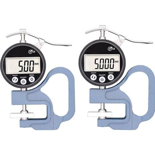 0.001mm Electronic Thickness Gauge 10mm Digital Micrometer Thickness Meter Micrometro Thickness Tester Film Leather Measuring