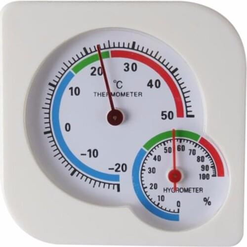 1PC Indoor Outdoor Practical Thermometer Hygrometer Meter Household Mini Pointer Temperature Humidity Measuring Instrument