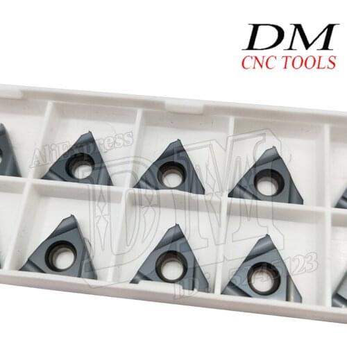 10pcs 16IR 0.5ISO LDA Threaded Blade Internal Tungsten Carbide Insert Thread Blade 0.5mm Threading Tool Lathe Blade