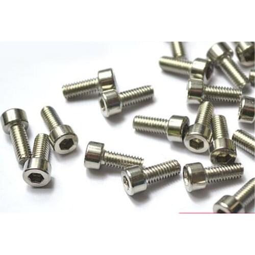 10PCS M3 M4 M5 M6 Stainless Steel Screw Cylinder Head Hex Socket Screws Cup Head Bolts