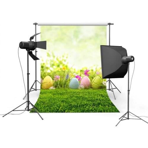 150x220cm Easter Eggs Photography Background Natural Image Warm Bokeh Lawn Background Studio Photo Vinyle Photo Backdrops