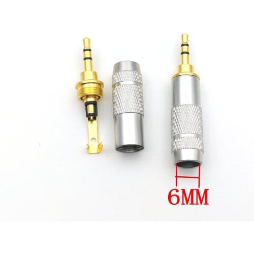 20pcs 2.5mm stereo Repair Headphone Jack Plug Cable Audio Solder connector adapter New