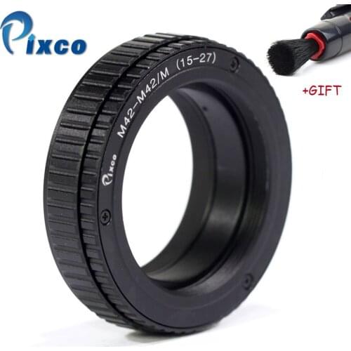 ADPLO 25-55mm +Lens Adapter For M42/C Mount Lens to For FX Camera M42 Lens Adjustable Focusing Helicoid Macro Tube