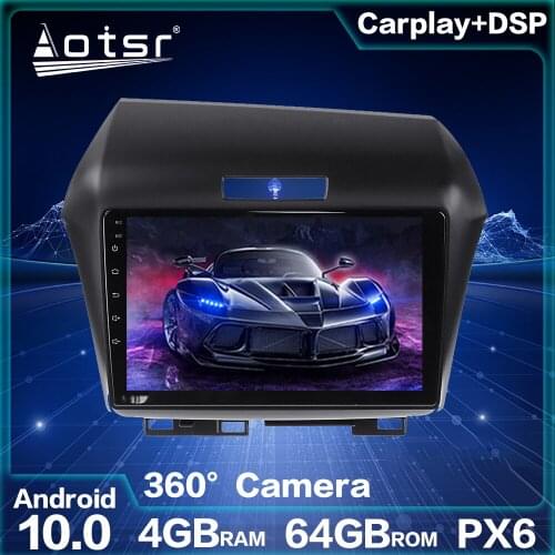 For Honda Jade 2010+ Car Radio GPS Sat Navi Multimedia Player Screen Android 10.0 4GB 64GB PX6 Auto Stereo Unit Auto Audio Radio