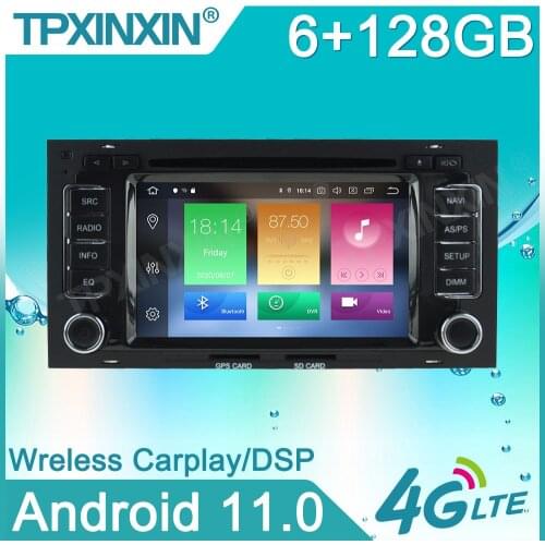 Android 11 6+128G For VW TOUAREG 8 2003 2004-2010 Car Multimedia Player GPS Navigation WIFI IPS Screen Player