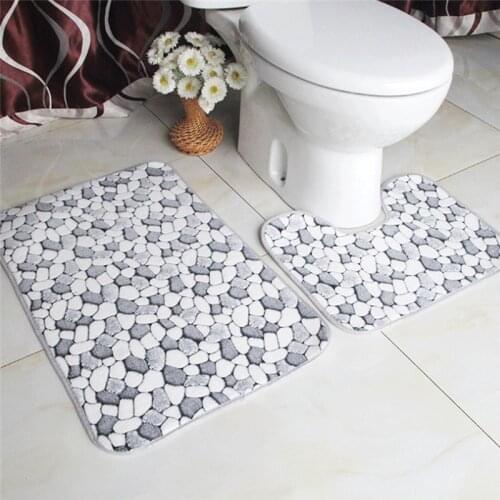 Beeinch Bath & Toilet Rug Sets