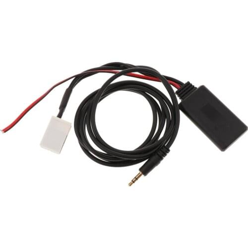 Bluetooth Stereo 3.5mm Aux In Cable Adaptor For BMW E60 04-10 E61E63 Phone