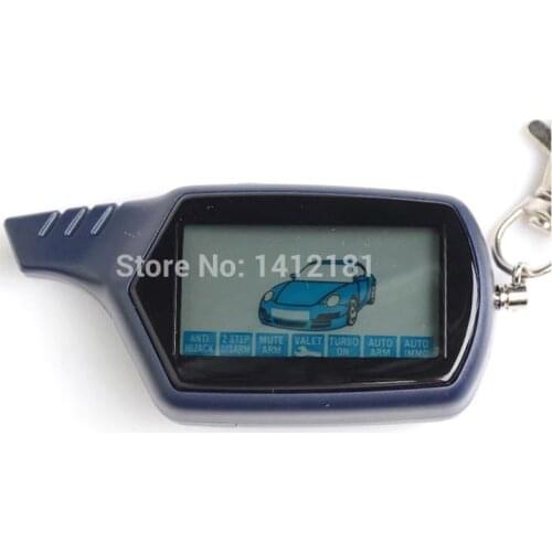 10 PCS/lot Twage B6 Lcd Remote Control keychain for 10PCS/lot Vehicle Security Key Chain Starline B6 Two Way Car Alarm System