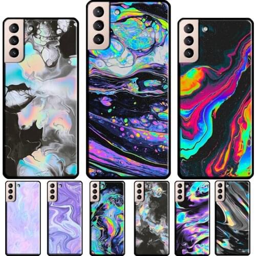 Trippy Pastel Color Print Soft Cover For Samsung Galaxy S20 FE S8 S9 S10 Plus Note 10 Note 20 S21 Ultra Phone Case