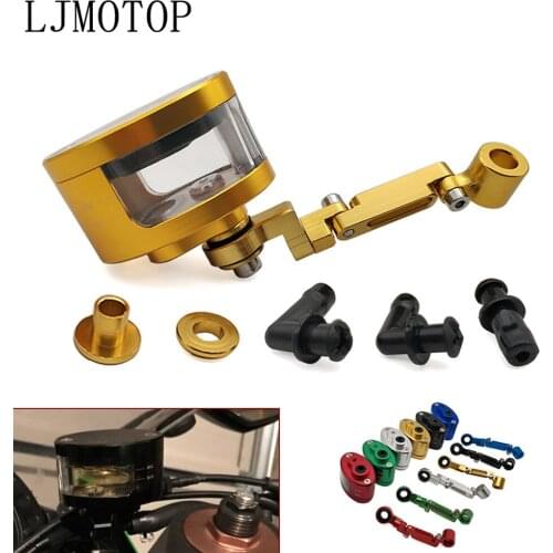 For Suzuki DR 200 250 DR350 350 DRZ 400 650 DR650 CNC Motorcycle Brake Fluid oil Reservoir Cup tank +support bracket