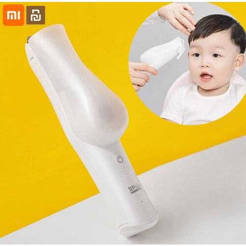 Xiaomi youpin Rushan Electric Hair Trimmer USB Rechargeable Ceramic Cutter Baby Clipper With Storage Box Children Haircut