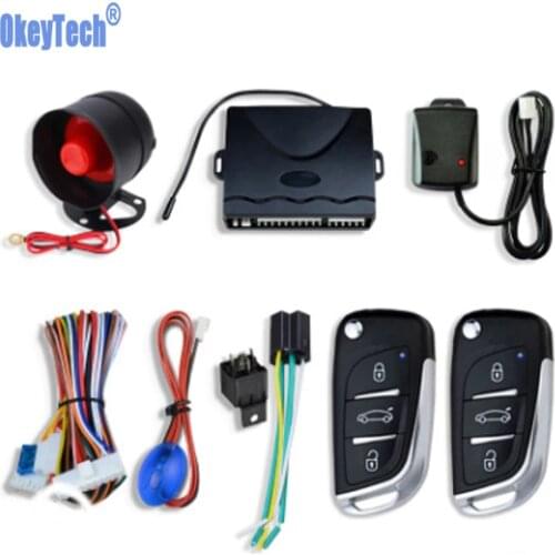 Hot Sale Universal Car 12V Car Alarm System Auto Keyless Entry System Car Central Door Lock With Remote Control