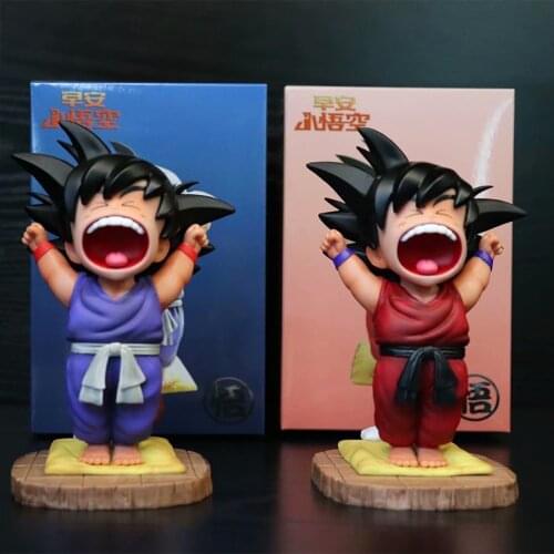 Dragon Ball Z Son Goku Child Morning Yawn PVC Action Toys Dragon Ball Z Anime Son Goku Figurine Figura Toy