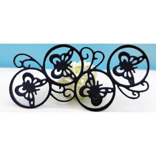 Circle Butterfly Metal Cutting Dies Scrapbooking Embossing Folders for DIY Album Card Making Craft Stencil Greeting Photo Paper