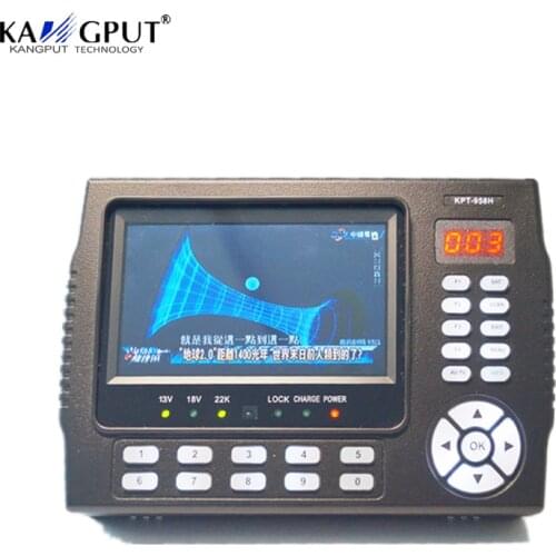 Best price kpt958h 4.3 inch digital satellite tv signal reception dish antenna turning device antenna signal finder