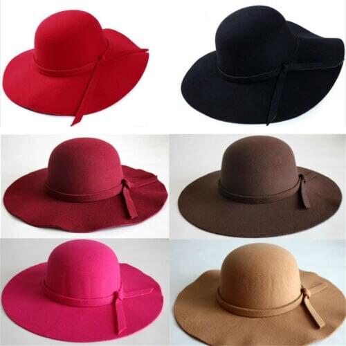 Fashion Hats for Women Summer Wide Brim Ladies Sun Hat Caps Outdoor New