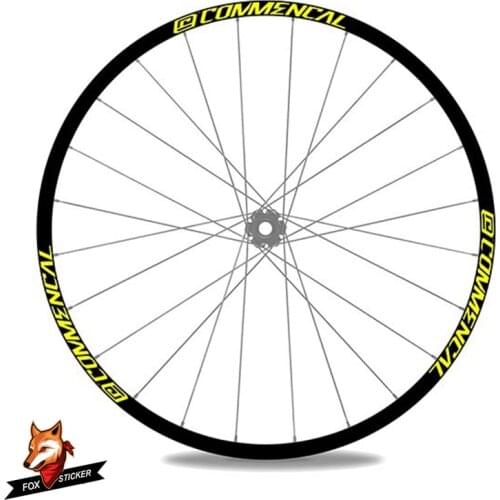 MTB Bicycle Carbon Wheel Rim Sticker 24/30/38/40/50/55/60/80/88mm 26er 27.5er 29er Mountain Bike Wheel Decal for Commencal wheel