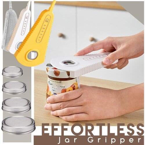 NEW Multi-function Bottle Opener Jar Opener Easy Everyday Twist Opening Quick Cooking Grip Corkscrew kitchen Tools Lid Off