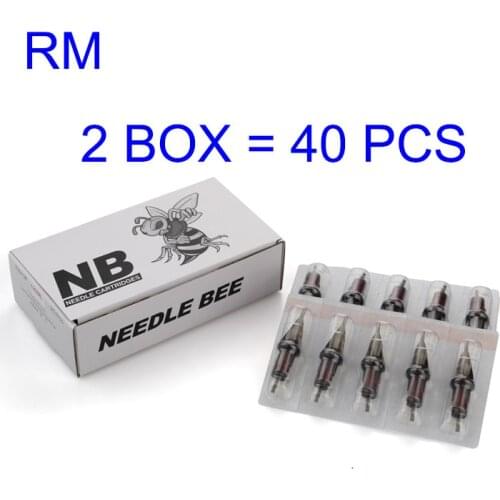 CDisposable Needle Cartridge RM Curved Magnum Tattoo Needles with membrane 40pcs/lot NB