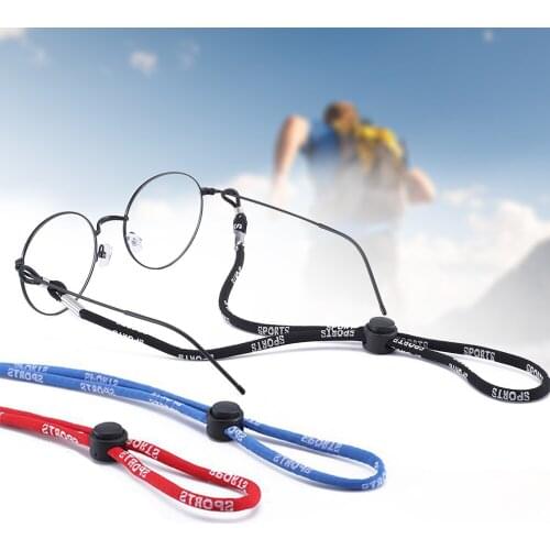 Adjustable Eyeglass Neck Cord Strap Stretchy Sports Glasses String 5 Colors Lanyard Sunglasses Rope Holder Retainer