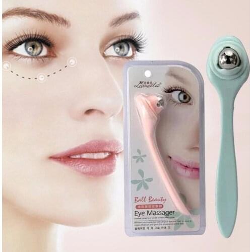 Roller Ball Eye Massager 360 Degree Free Roller Dark Circles Remover Face Lift MassageTools Anti-Wrinkles Beauty Instrument