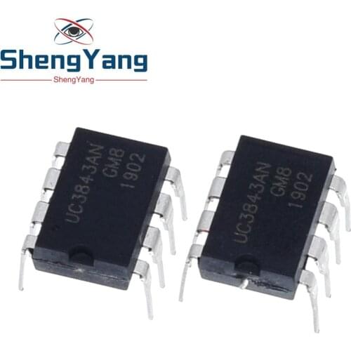 UC3843 DIP8 10pcs/lot UC3843B UC3843BN UC3843AN 3843 DIP8 PWM Switching Power Converter