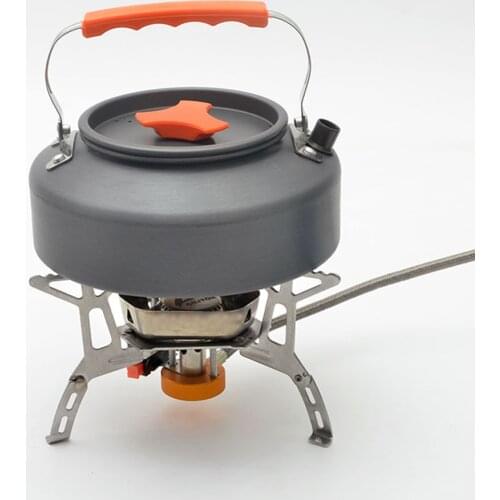 1.1L/1.6L Ultra-light Outdoor Camping Kettle Portable Travel Aluminum Alloy Teapot Tableware Hiking Picnic Cooking Cookware