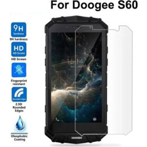 For Doogee S 60 S60 5.2 Glass Protector Scratch-proof Front Clear LCD Screen Protector for Doogee S60 Tempered Glass Film