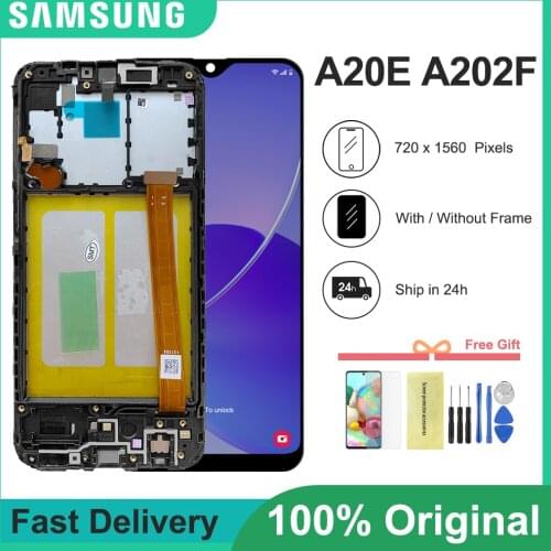 5.8" Original LCD For Samsung Galaxy A20e A202 A202F A202DS A202F/DS LCD Display Touch Screen Replacement A20e Display