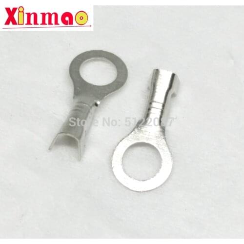 100pcs O-Type 3.2/4.2/5.2/6.2/8.2 Splice Cold Pressed Car Speaker Male Terminal Tin Plating Cosse Electric Sertir Connector Ho