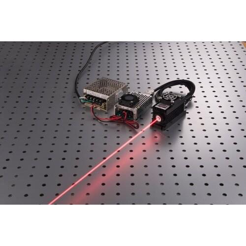 250mW 635nm Laser Dot Module TTL/Analog 0-30KHZ TEC Cooling 85-265V